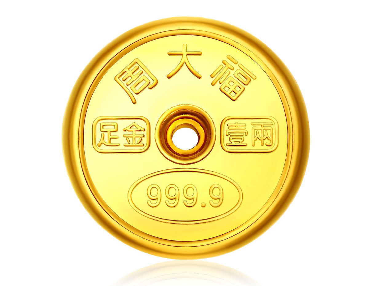 周大福提供多種規格的投資金金粒。