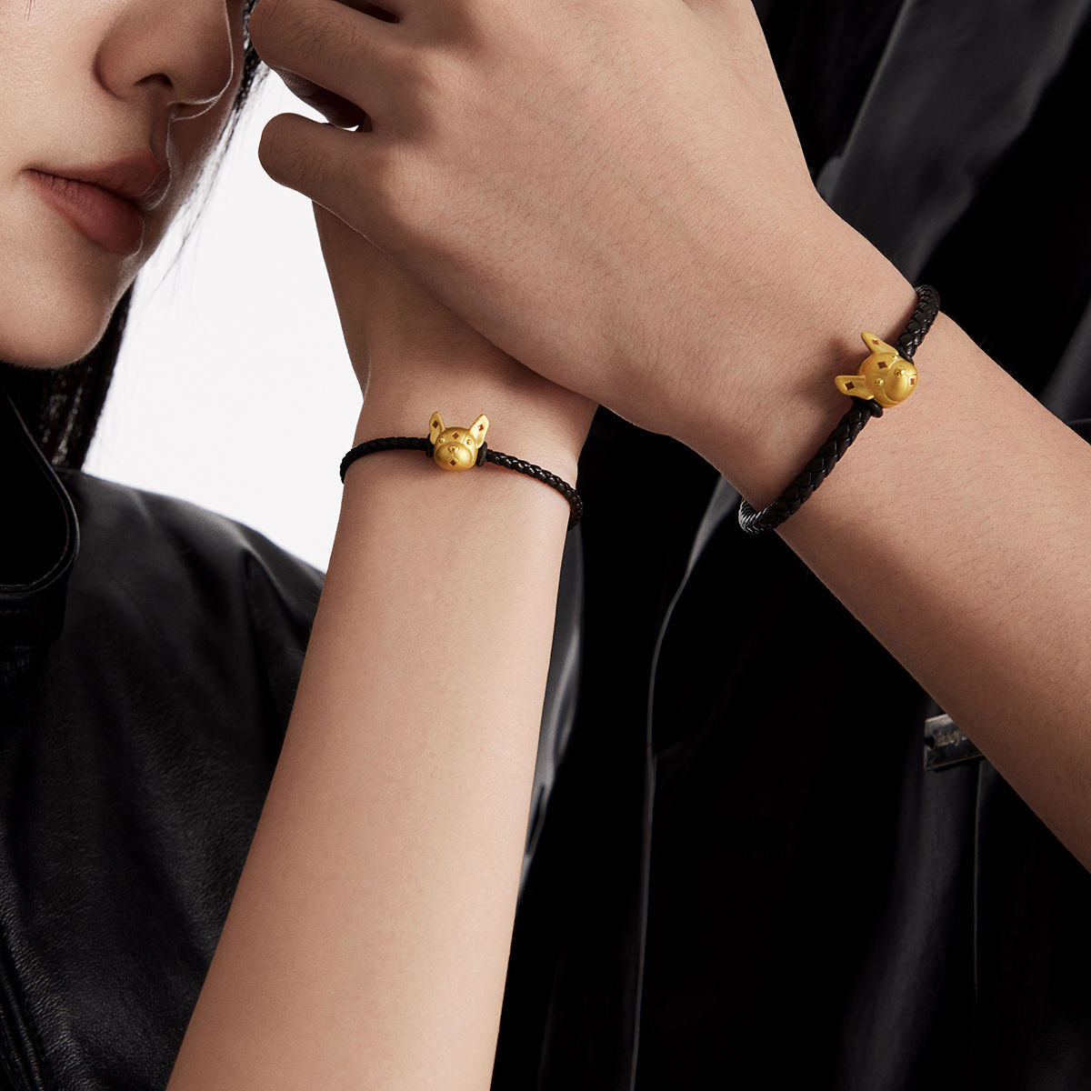 The Chow Tai Fook MCM Collection features pure gold with MCM’s iconic animal motifs and LAURETOS patterns, exuding playful charm.