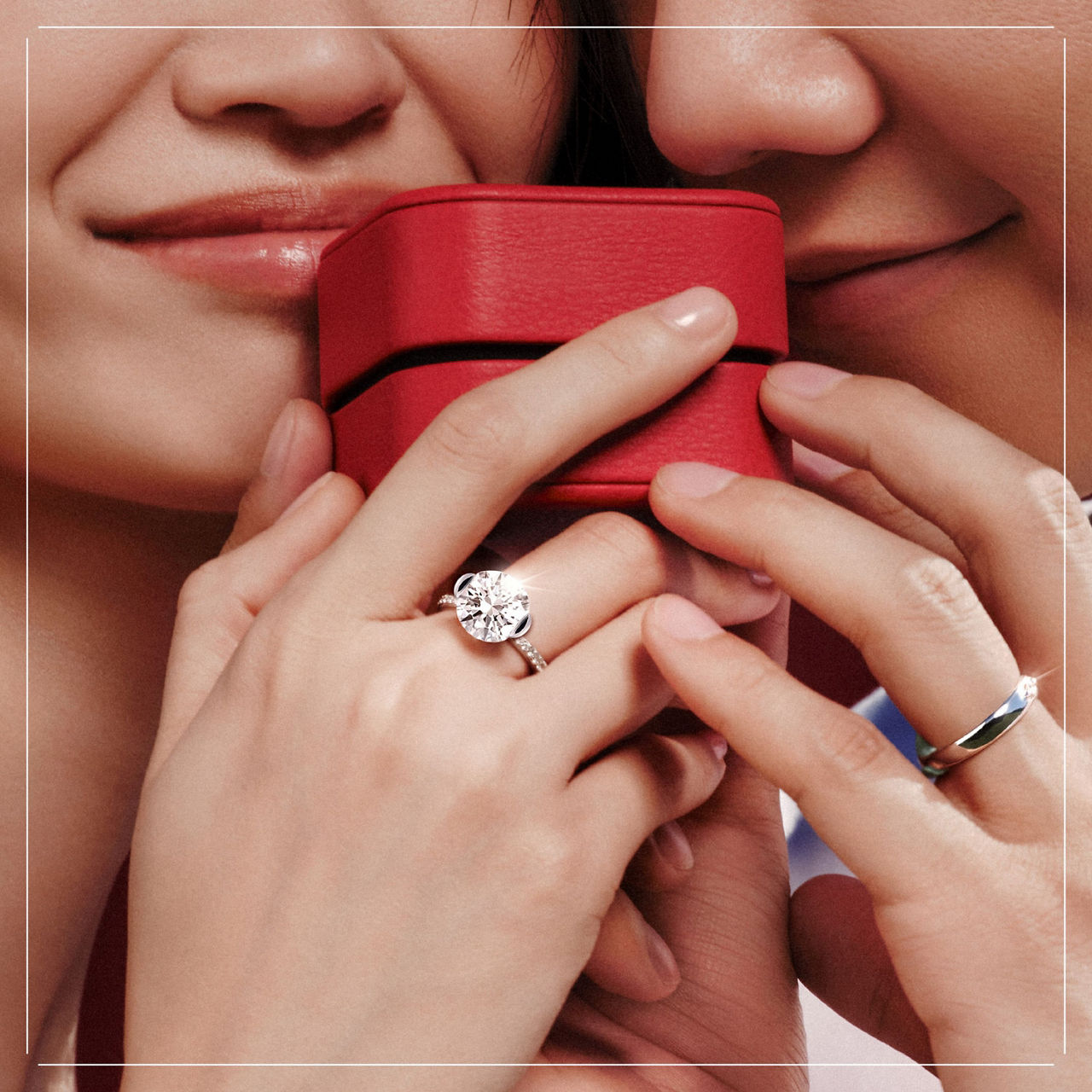 Exchanging wedding bands signifies the eternal vow between husband and wife.